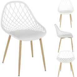 CHAISE EXTERIEUR MALAGA BLANC