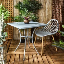 CHAISE EXTERIEUR MALAGA GRIS