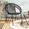 CHAISE FILAIRE NOIR