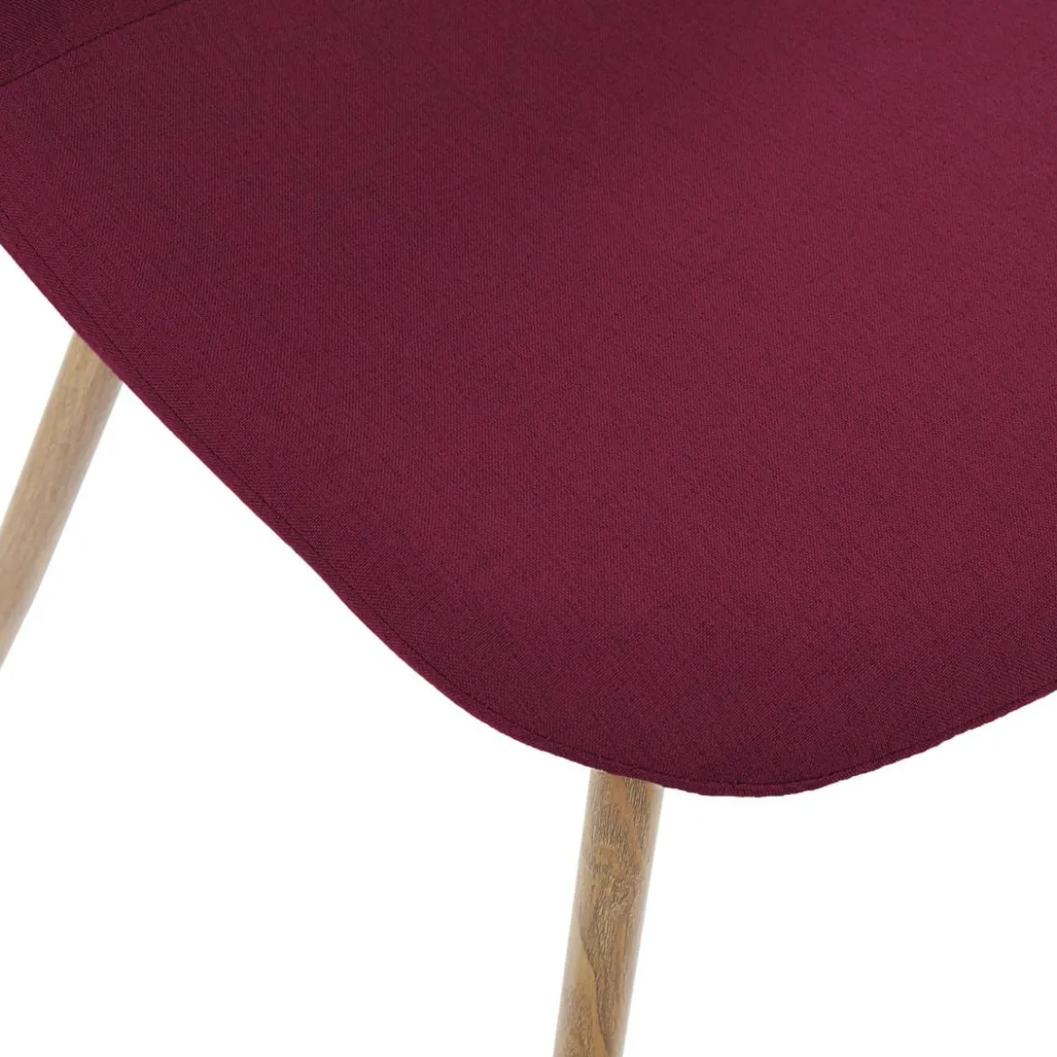 CHAISE IMITATION CHENE POURPRE ROKA