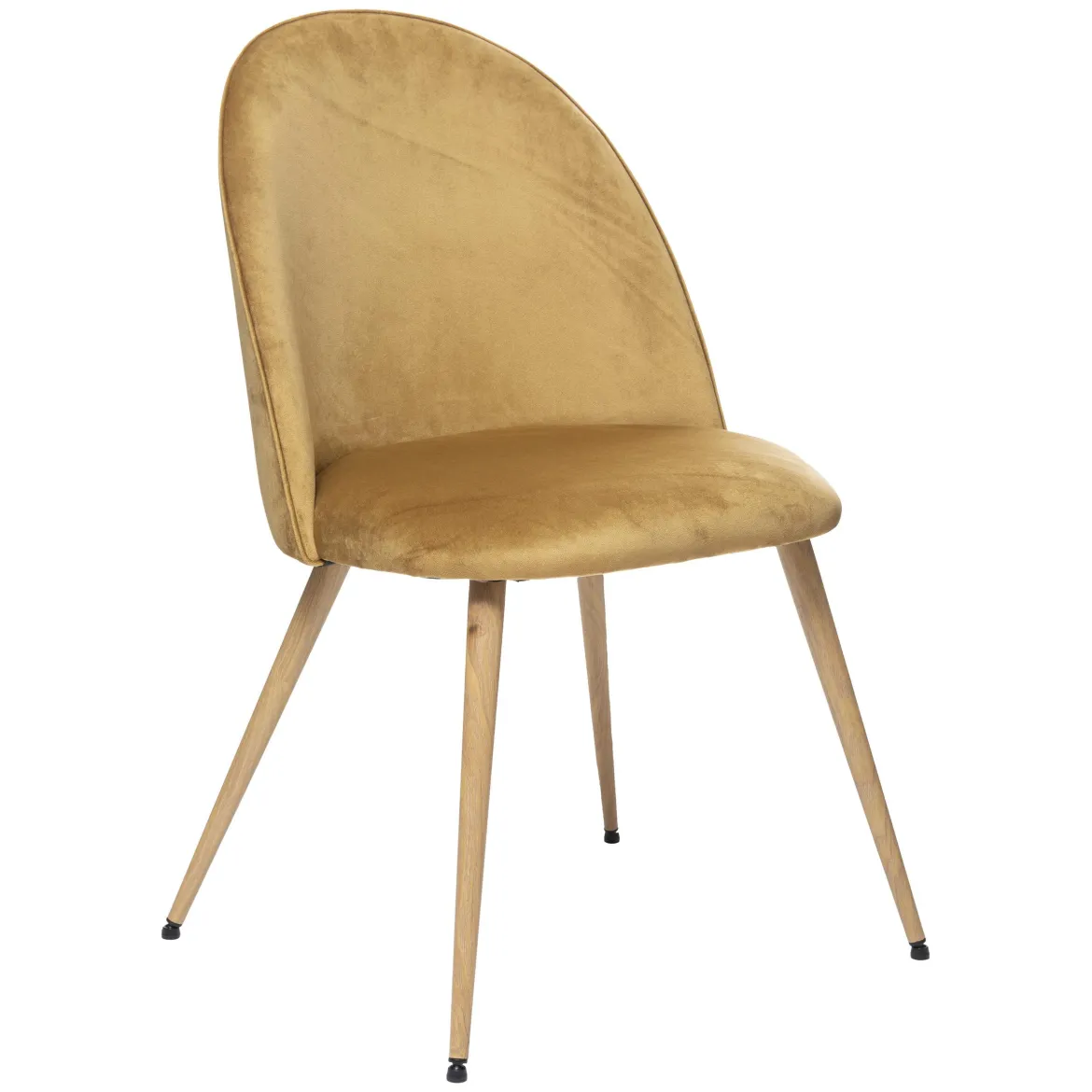 CHAISE IMITATION HETRE SLANO JAUNE CUMIN