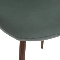 CHAISE IMITATION NOYER VELOURS ROKA CELADON
