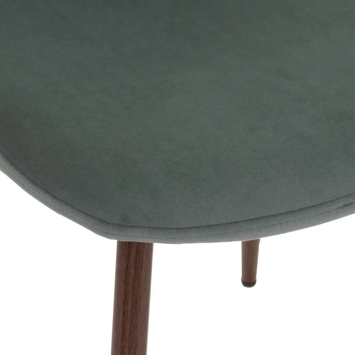 CHAISE IMITATION NOYER VELOURS ROKA CELADON
