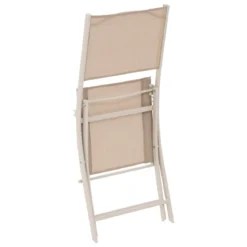 CHAISE MODULA LIN ARGILE