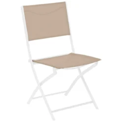 CHAISE MODULA LIN BLANC