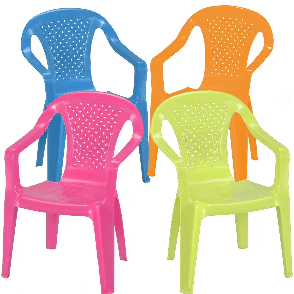 CHAISE PLASTIQUE ENFANT BLEU