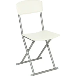 CHAISE PLIANTE PVC CREME
