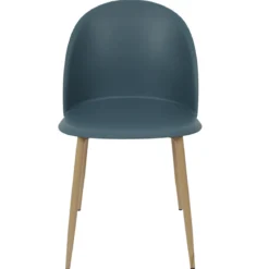 CHAISE SCANDINAVE BERGEN BLEU CANARD