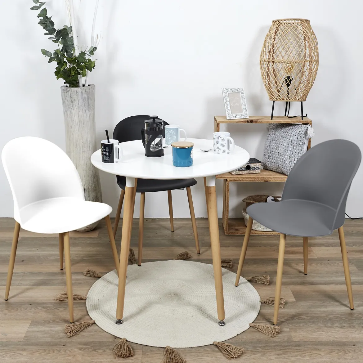 CHAISE SCANDINAVE BERGEN GRIS