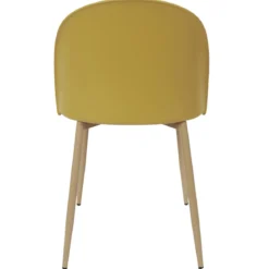 CHAISE SCANDINAVE BERGEN JAUNE MOUTARDE
