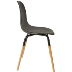 CHAISE SCANDINAVE PHENIX NOIR