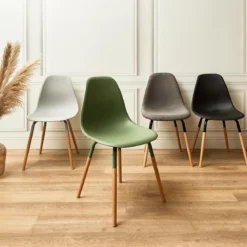 CHAISE SCANDINAVE PHENIX VERT