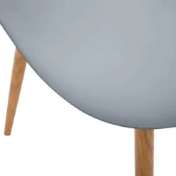 CHAISE TAHO PIED IMITATION CHENE GRIS
