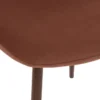 CHAISE VELOURS IMITATION NOYER ROKA TERRACOTTA