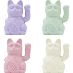 CHAT LUCKY PLASTIQUE H.14CM