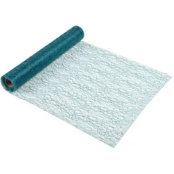 CHEMIN DE TABLE VITAMINE MAILLE 30CMX5M EMERAUDE