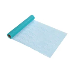 CHEMIN TABLE MAILLE 30CMX5M BLEU