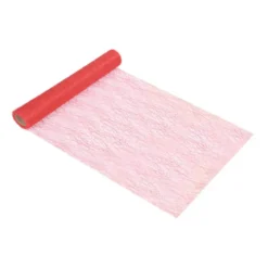 CHEMIN TABLE MAILLE 30CMX5M ROUGE