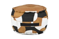 CHESTER POUF ROND 40X30CM MULTICOLORE