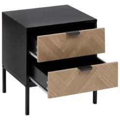 CHEVET CHEVRONS D.50X40X45CM