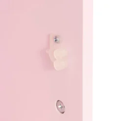 CHEVET DOUCEUR FLEUR ROSE D.35.5X33X40CM