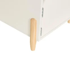 CHEVET DOUCEUR ORGANIQUE BLANC D.35.5X33X40CM