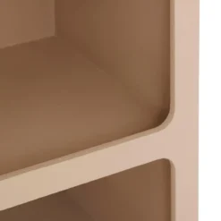 CHEVET 2 NICHES SOLEYA BEIGE D.40X30X55CM