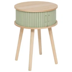 CHEVET 2 PORTES NYSOS VERT DE GRIS
