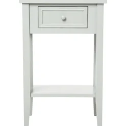 CHEVET 1 TIROIR TAUPE CHARME