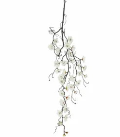 CHUTE CERISIER 35 FLEURS H.78CM BLANC