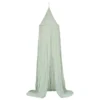 CIEL DE LIT DOUBLE GAZE COTON VERT