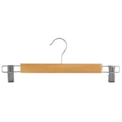 CINTRE BOIS PINCE METAL X3 PIECES