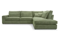 COBRA CANAPE ANGLE DROIT VERT CLAIR POSO 047