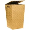 COFFRE LINGE SANGLE CURRY