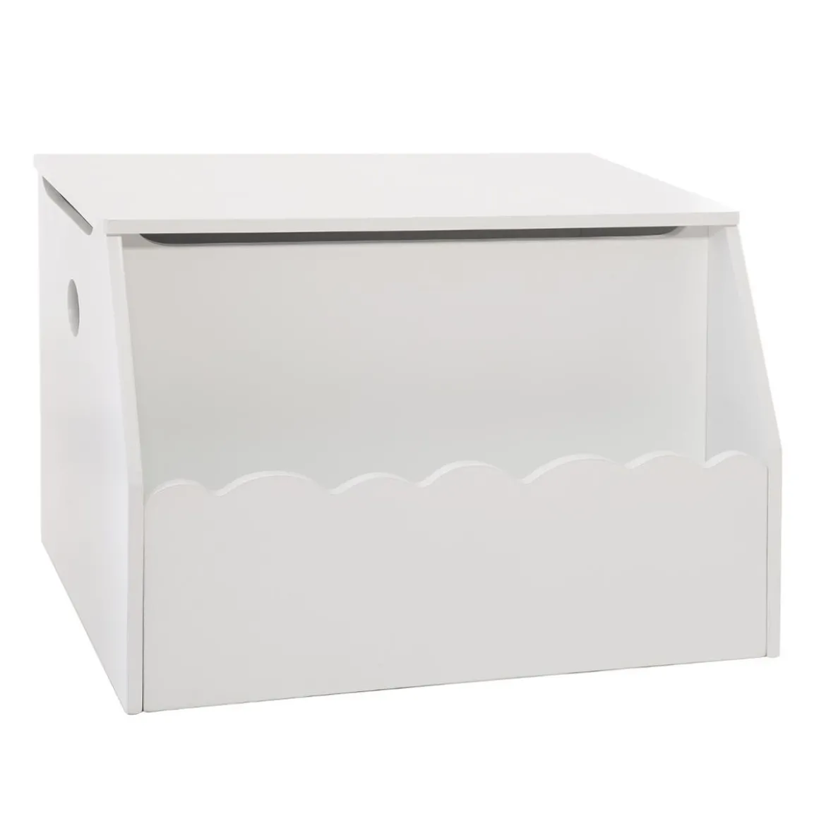 COFFRE A JOUETS BIBLIOTHEQUE BLANC