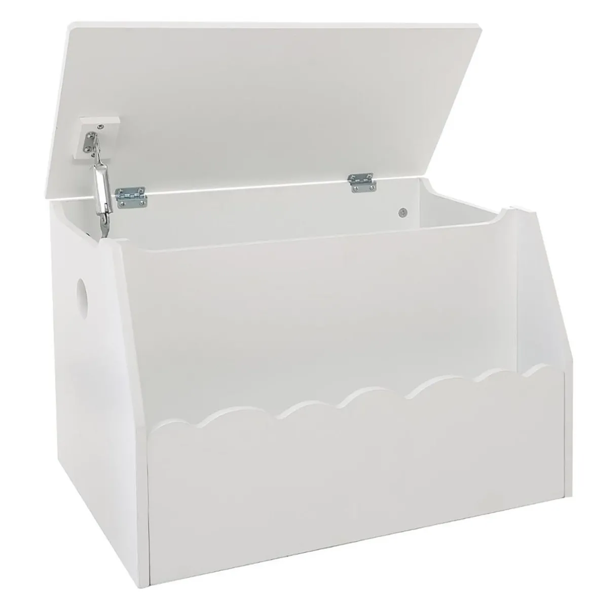 COFFRE A JOUETS BIBLIOTHEQUE BLANC