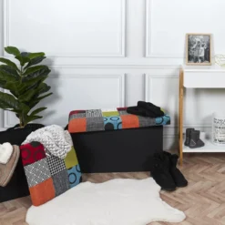 COFFRE BANC PLIABLE PATCHWORK
