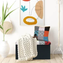 COFFRE BANC PLIABLE PATCHWORK