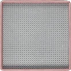 COFFRE POUF PLIABLE COMPATIBLE BRIQUE ROSE