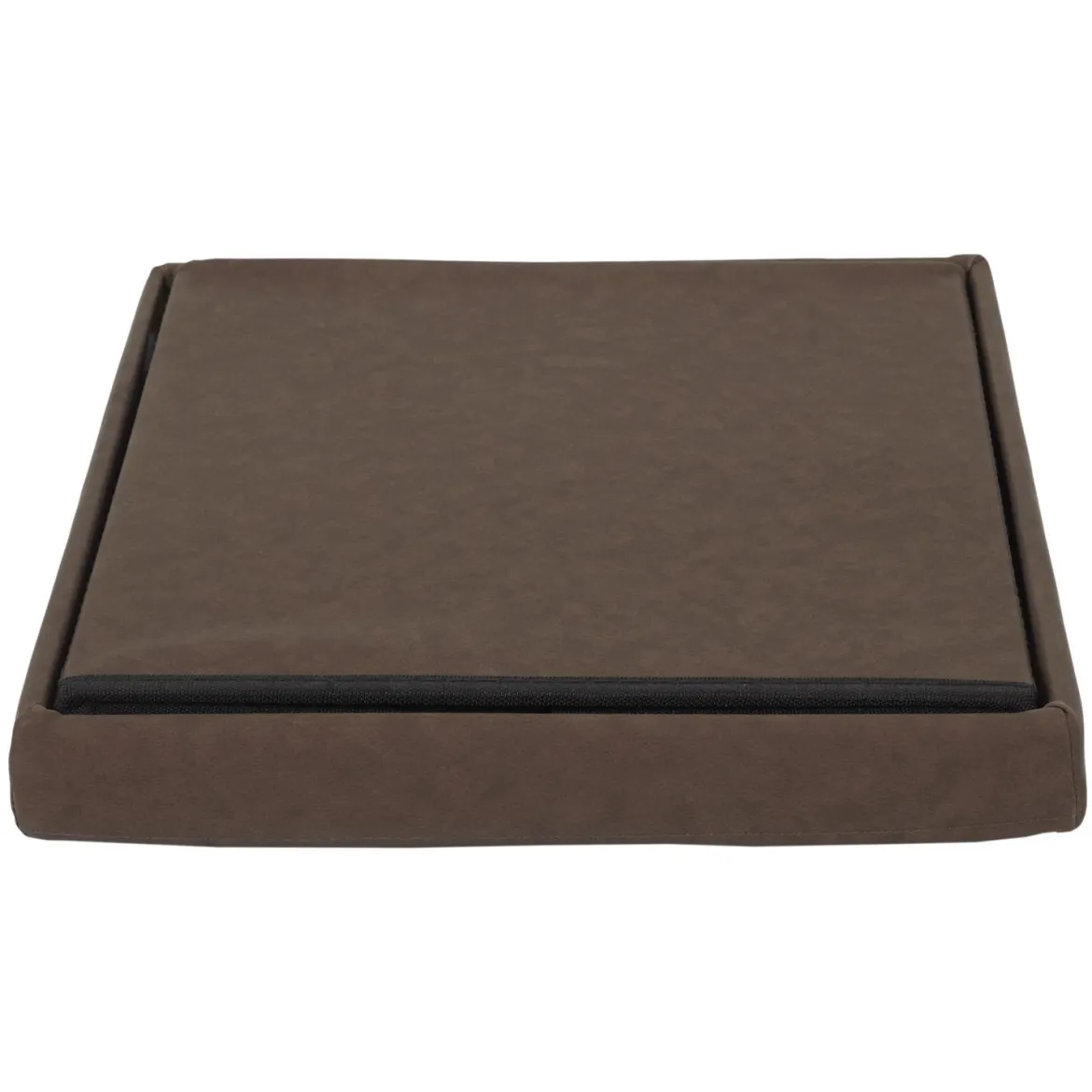 COFFRE POUF PLIABLE MARRON