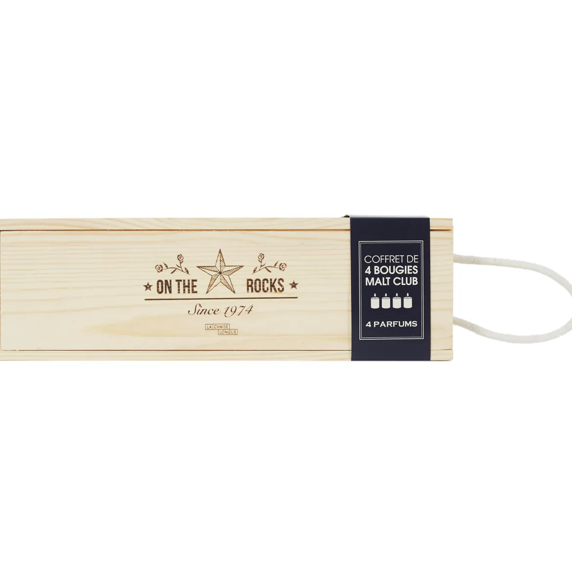 COFFRET 4 BOUGIES MALT CLUB