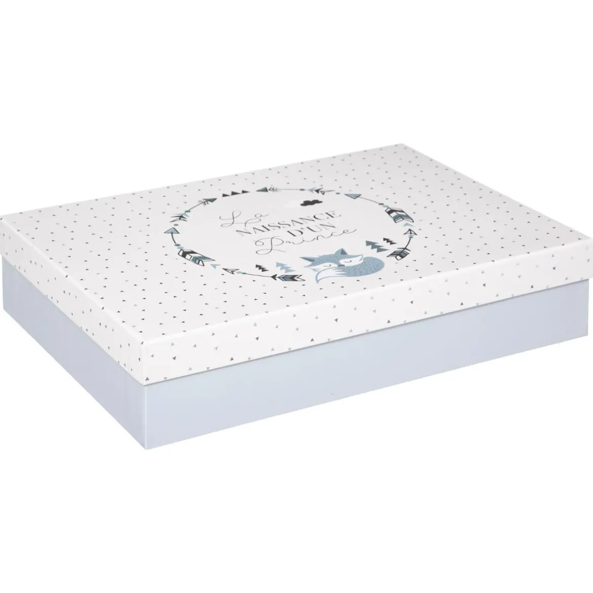 COFFRET EMPREINTE RENARD D.38X8.4X26.8CM