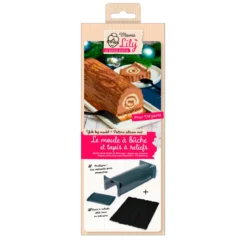 COFFRET MOULE A BUCHE ET PLAQUE MOTIF