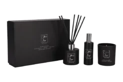 COFFRET 3 PIECES BOUGIE DIFFUSEUR ET PARFUM AMBIANCE