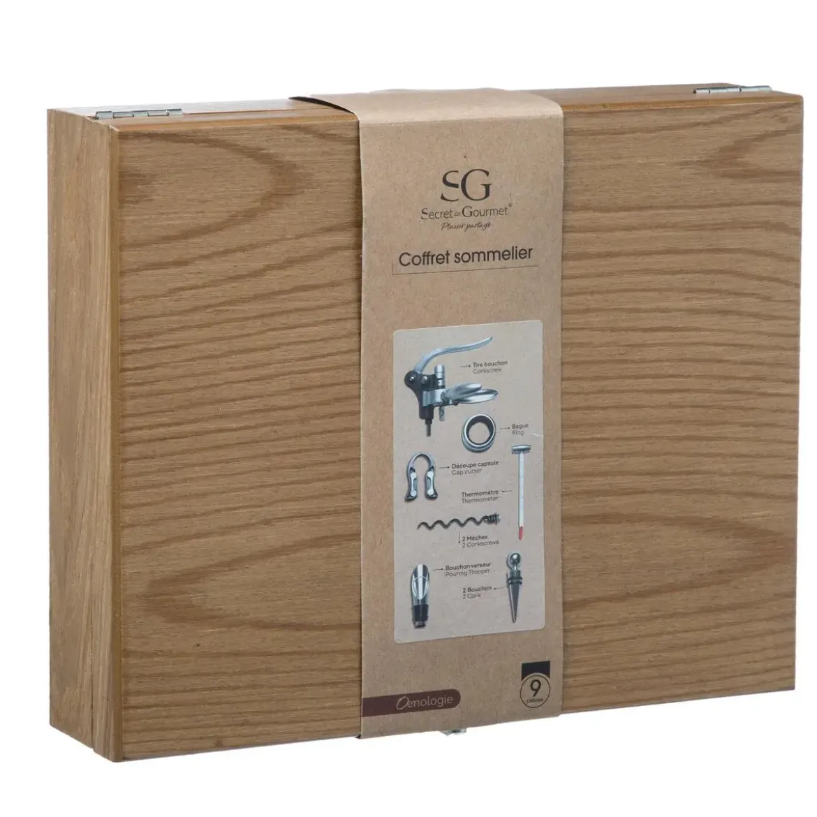 COFFRET SOMMELIER 9 PIECES MARC