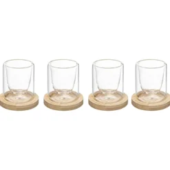 COFFRET 4 TASSES CLEA BAMBOU 8CL