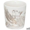 COFFRET 4 TASSES ESPRESSO TOUCAN 10CL