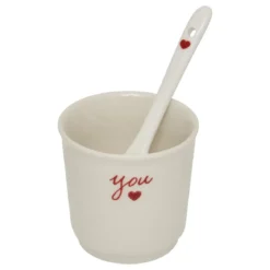 COFFRET 2 TASSES VALENTINE 10CL