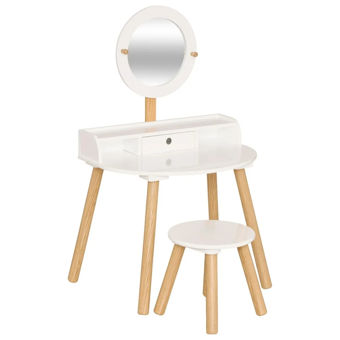 COIFFEUSE ET TABOURET NOMADE