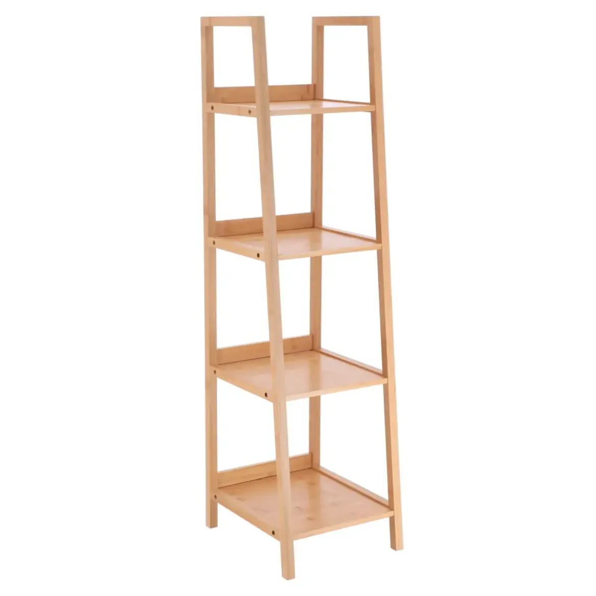 COLONNE 4 ETAGERES BAMBOU